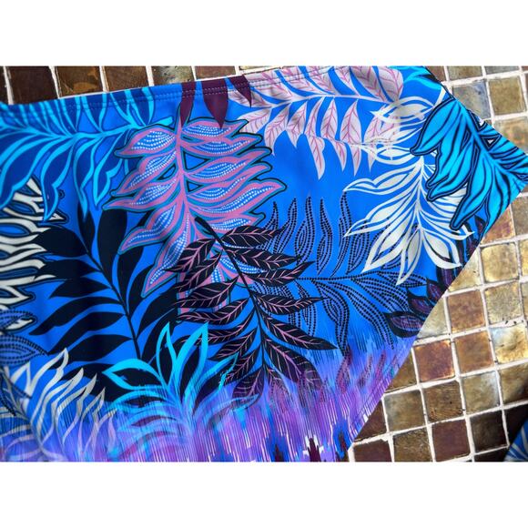 SWIMSUITS for all Multicolor Palm Print Bikini Set Size 14 NWT - Picture 6 of 8